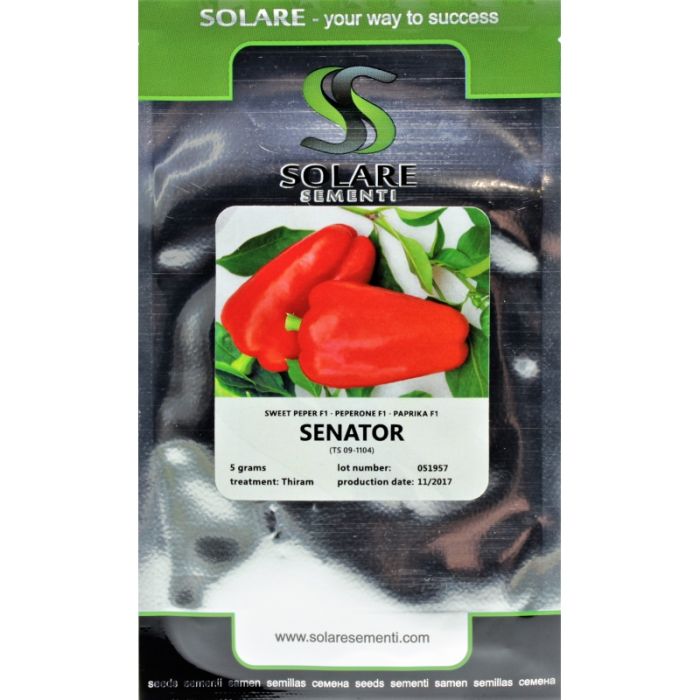 Перец Сенатор F1 | Senator F1 Solare sementi, Фасовка - 5 гр