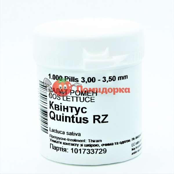 Салат КВИНТУС | QUINTUS Rijk Zwaan, Фасовка - 5000 семян